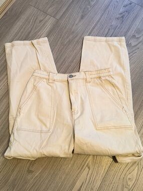 Cargo Utility Pants Workwear Streetwear | Cream | 2XL